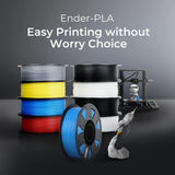 Creality 1.75mm 3D Printer PLA Filament 2KG (Black/White/Gray/Blue)